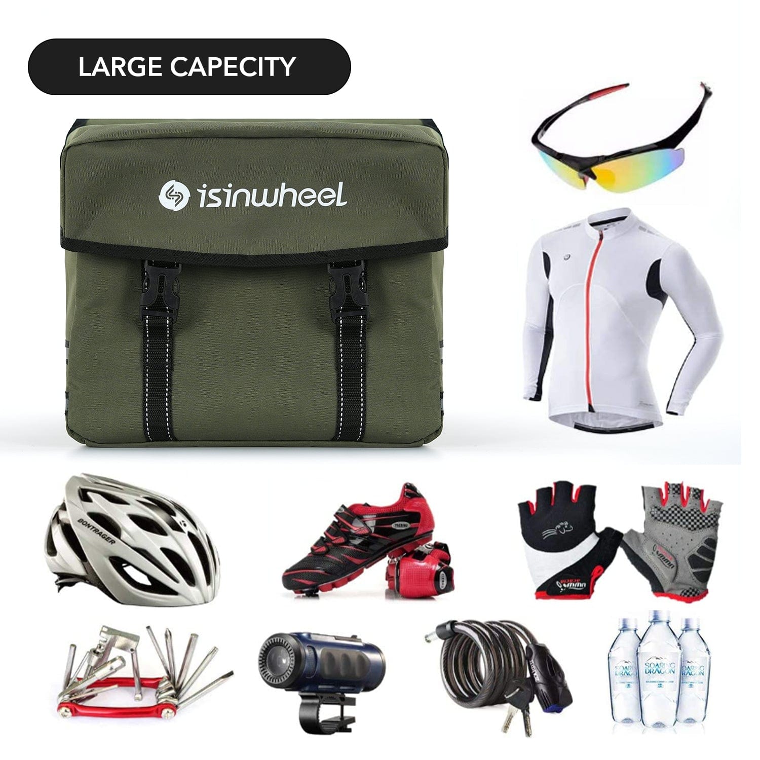Bike Rack Pannier Bag For Ebike - Image 6